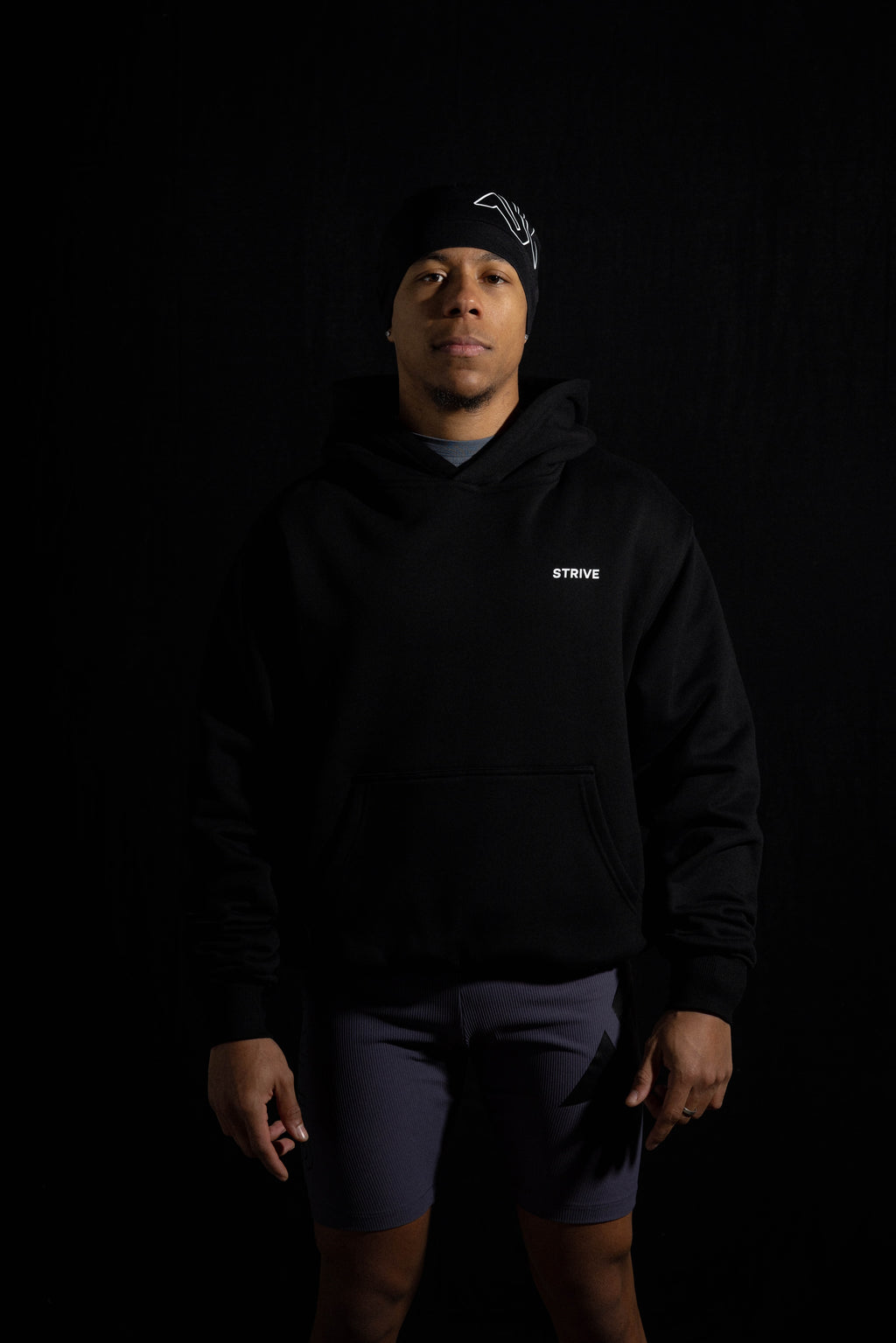 The Warm Up Hoodie - Black Reflective