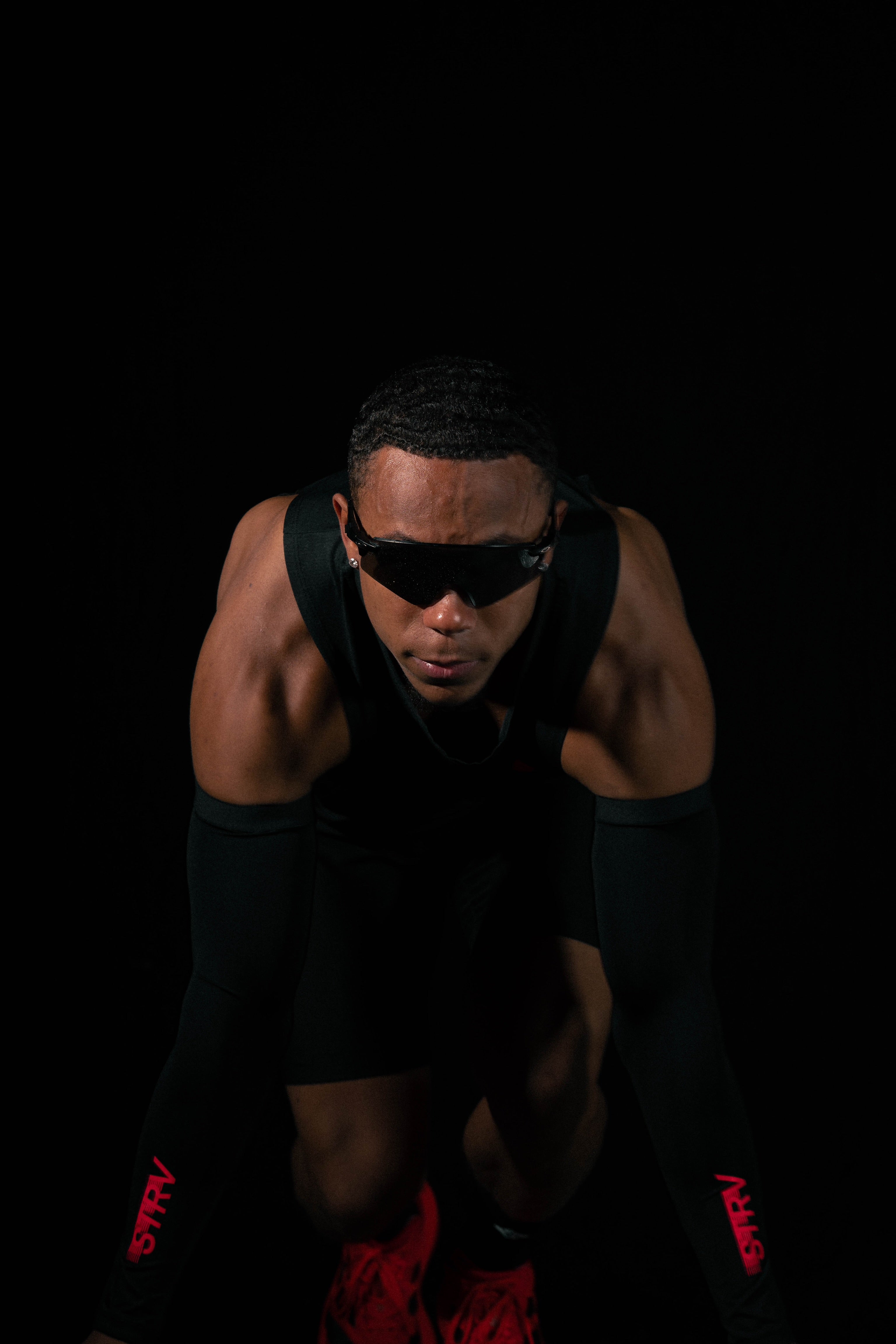 STRV Race Vest - Black/Crimson