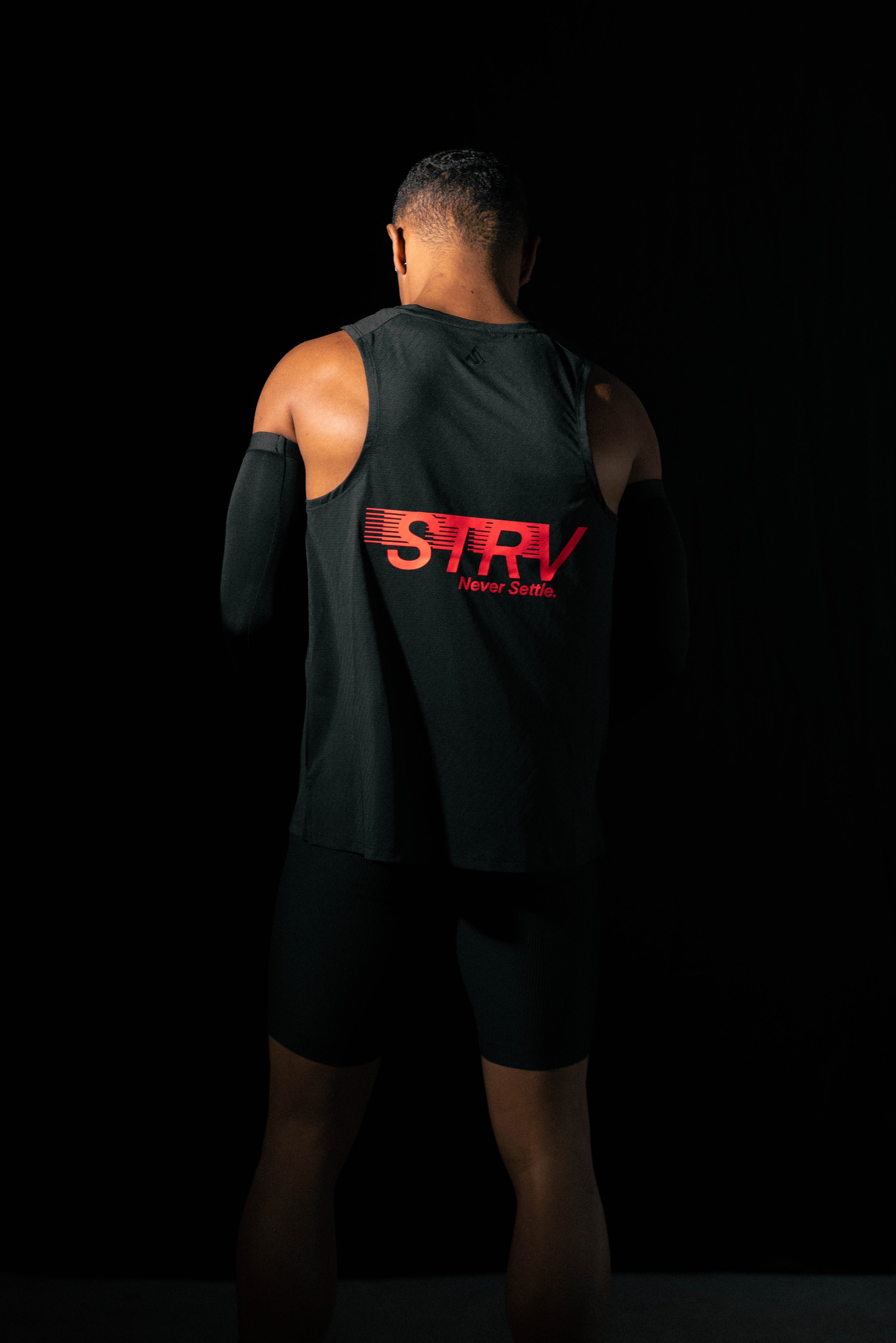 STRV Race Vest - Black/Crimson