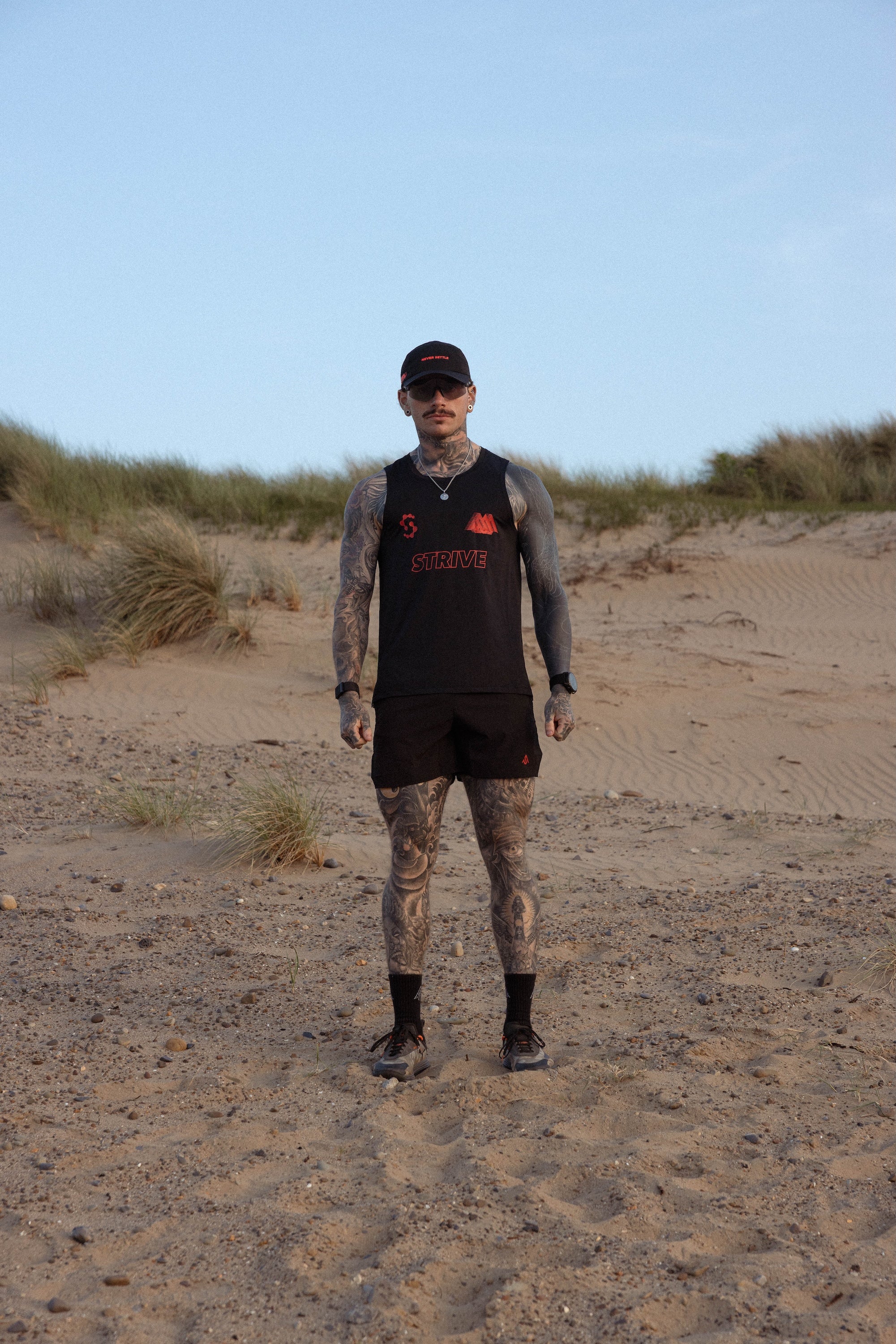 Elite Race Vest - Black & Crimson