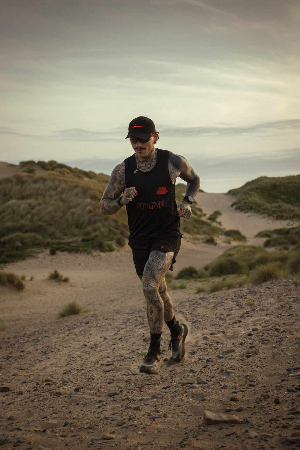 Elite Race Vest - Black & Crimson