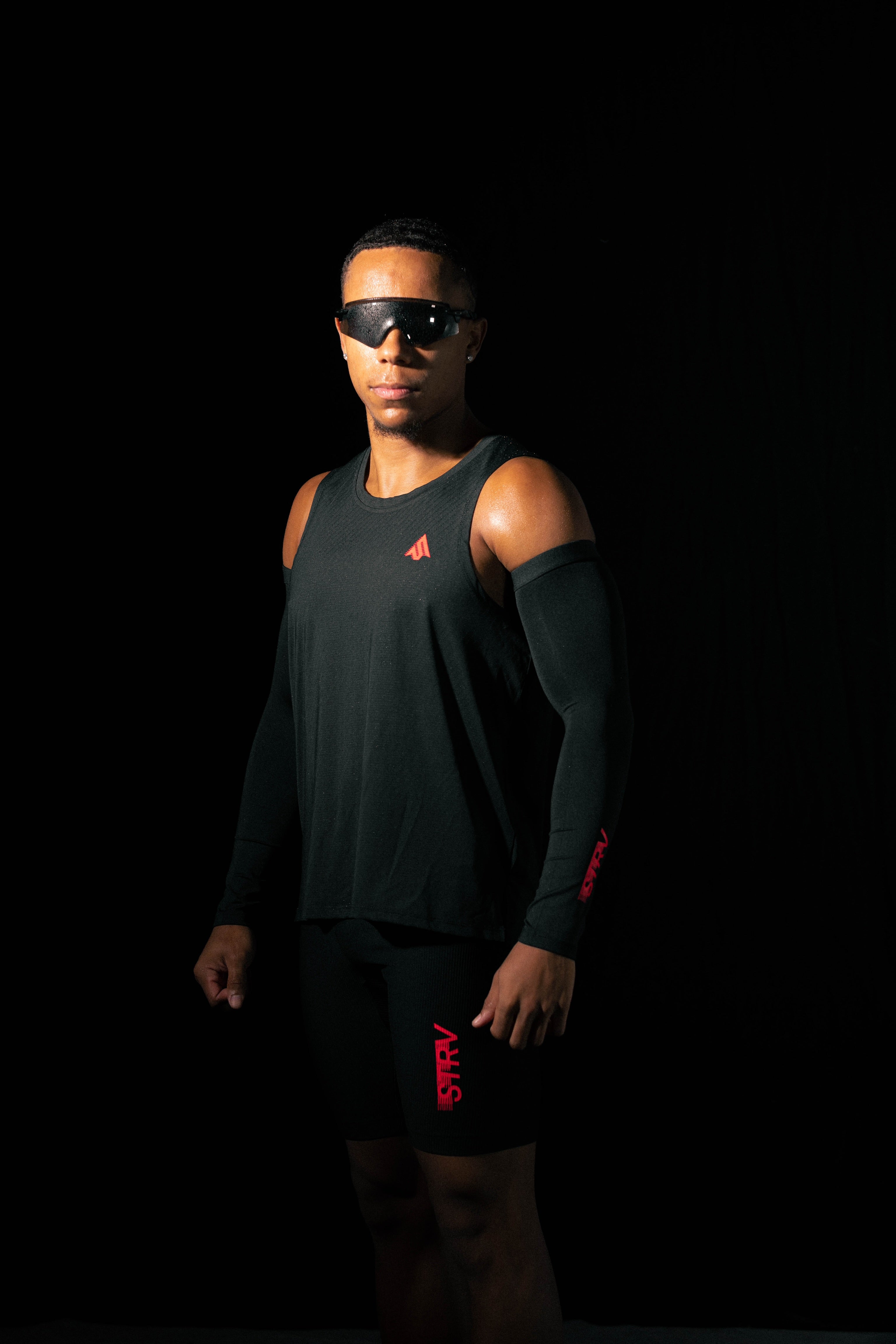 STRV Race Vest - Black/Crimson