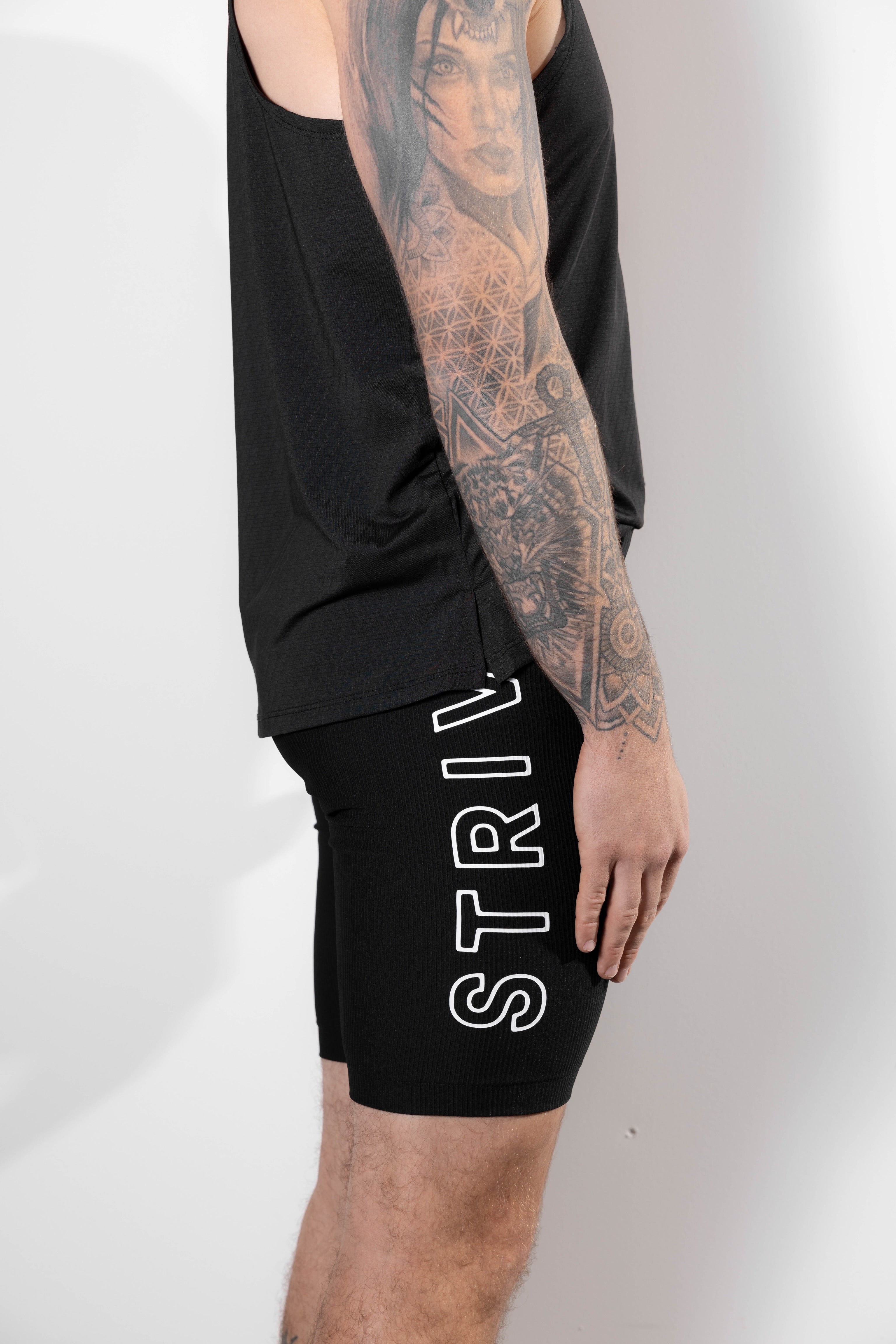 STRIVE-X Half Tights - Black