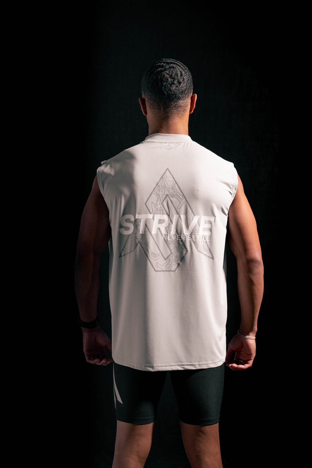 Topography Reflective Cut Off - Chalk Grey