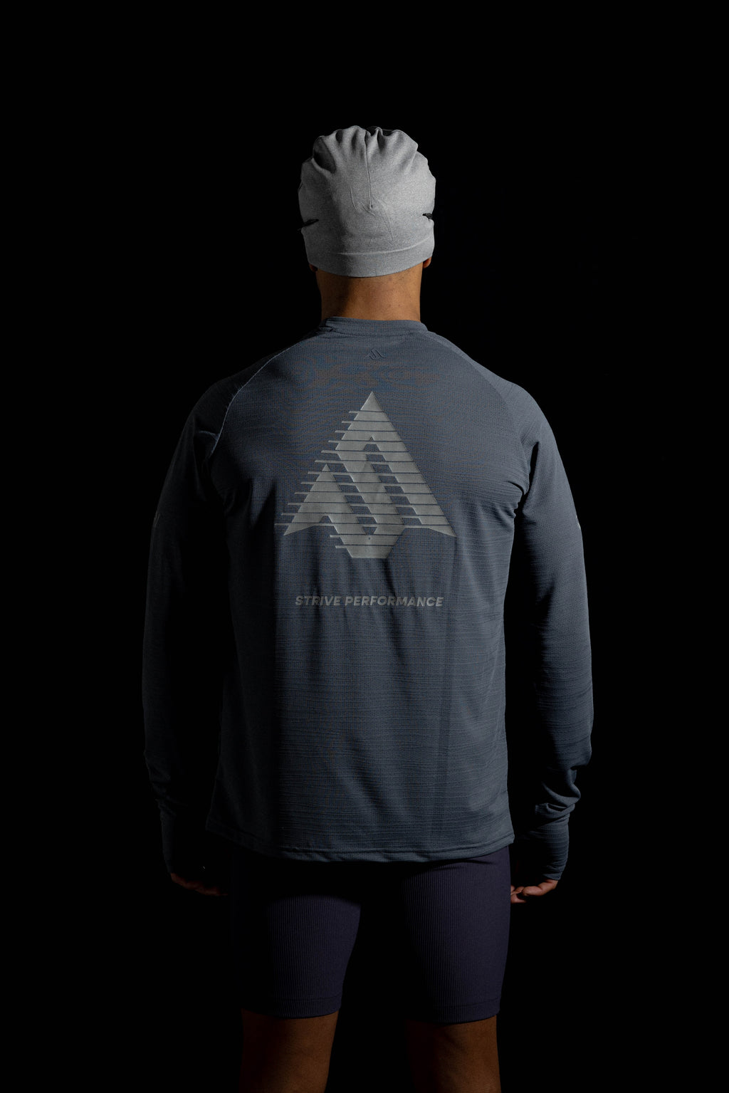 Motion L/S Performance Tee - Stealth Grey