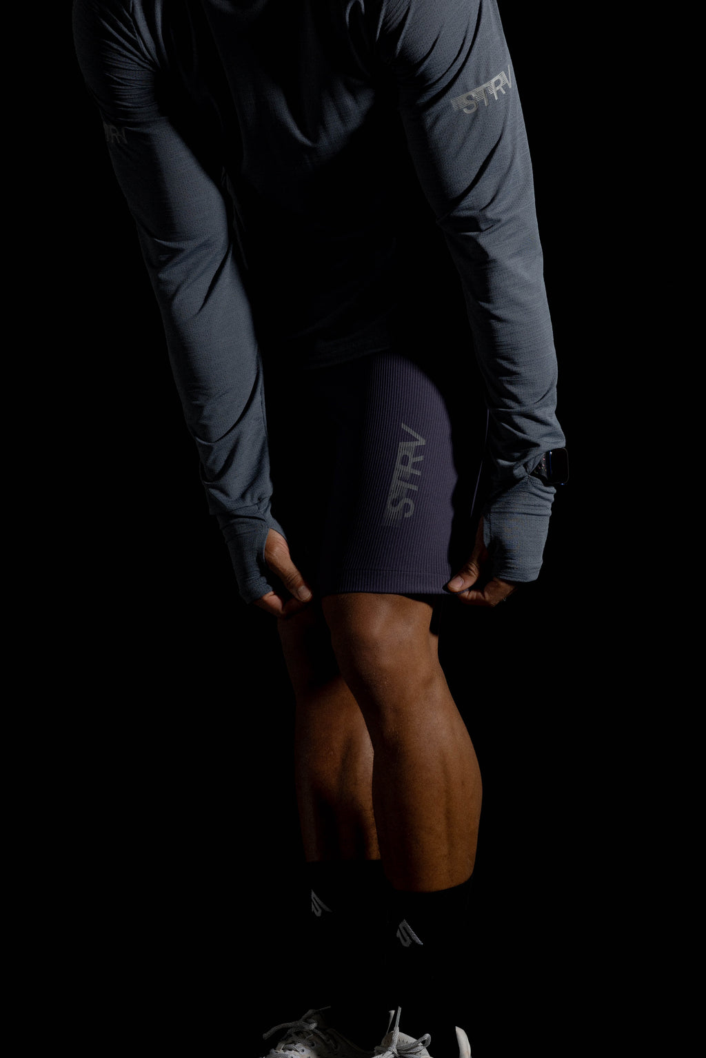 Motion Half Tights - Mulberry Grey