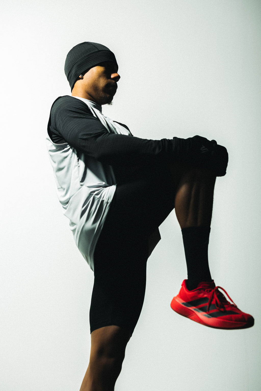 STRIVE-X Half Tights - Black Reflective