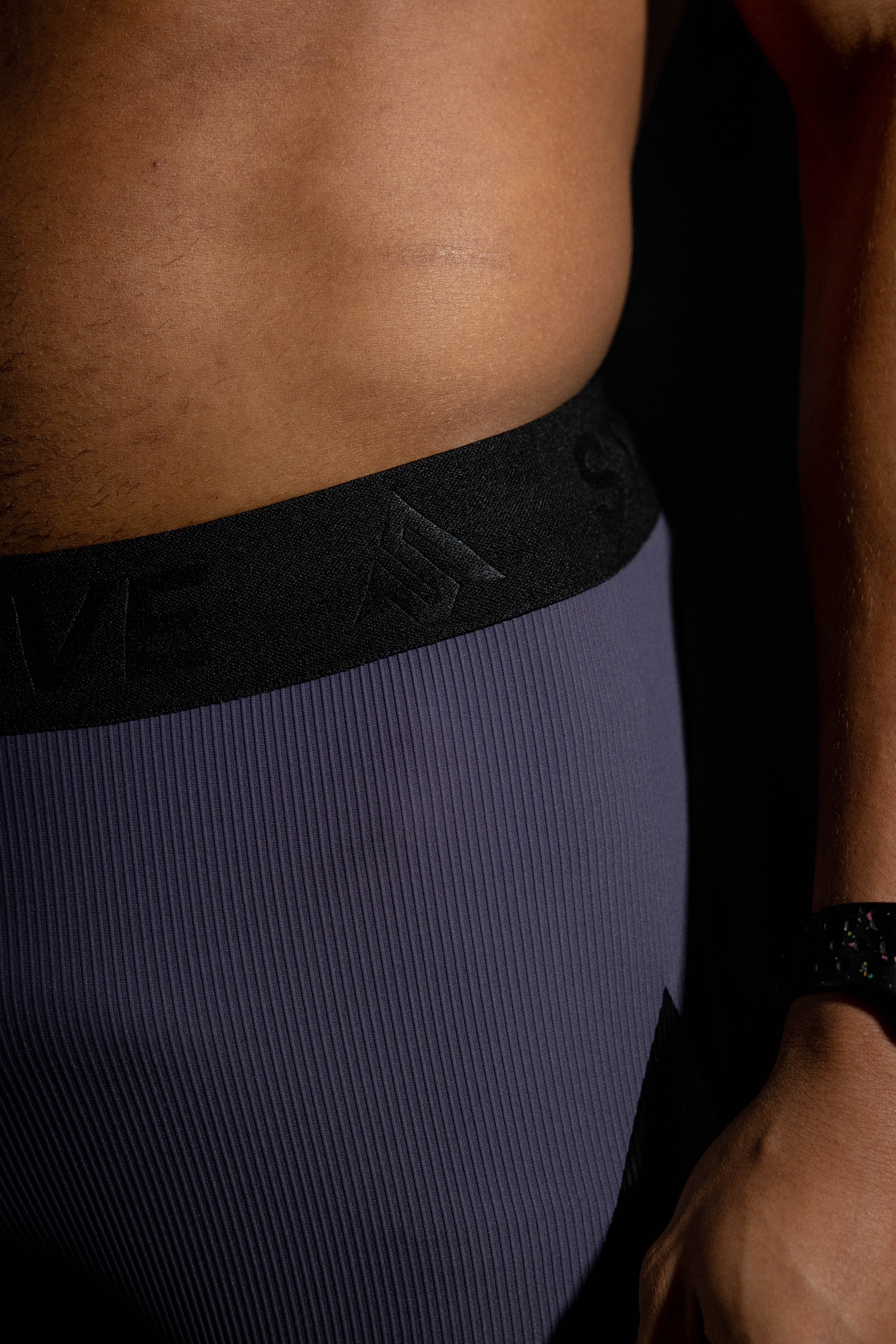 Motion Half Tights - Mulberry Grey