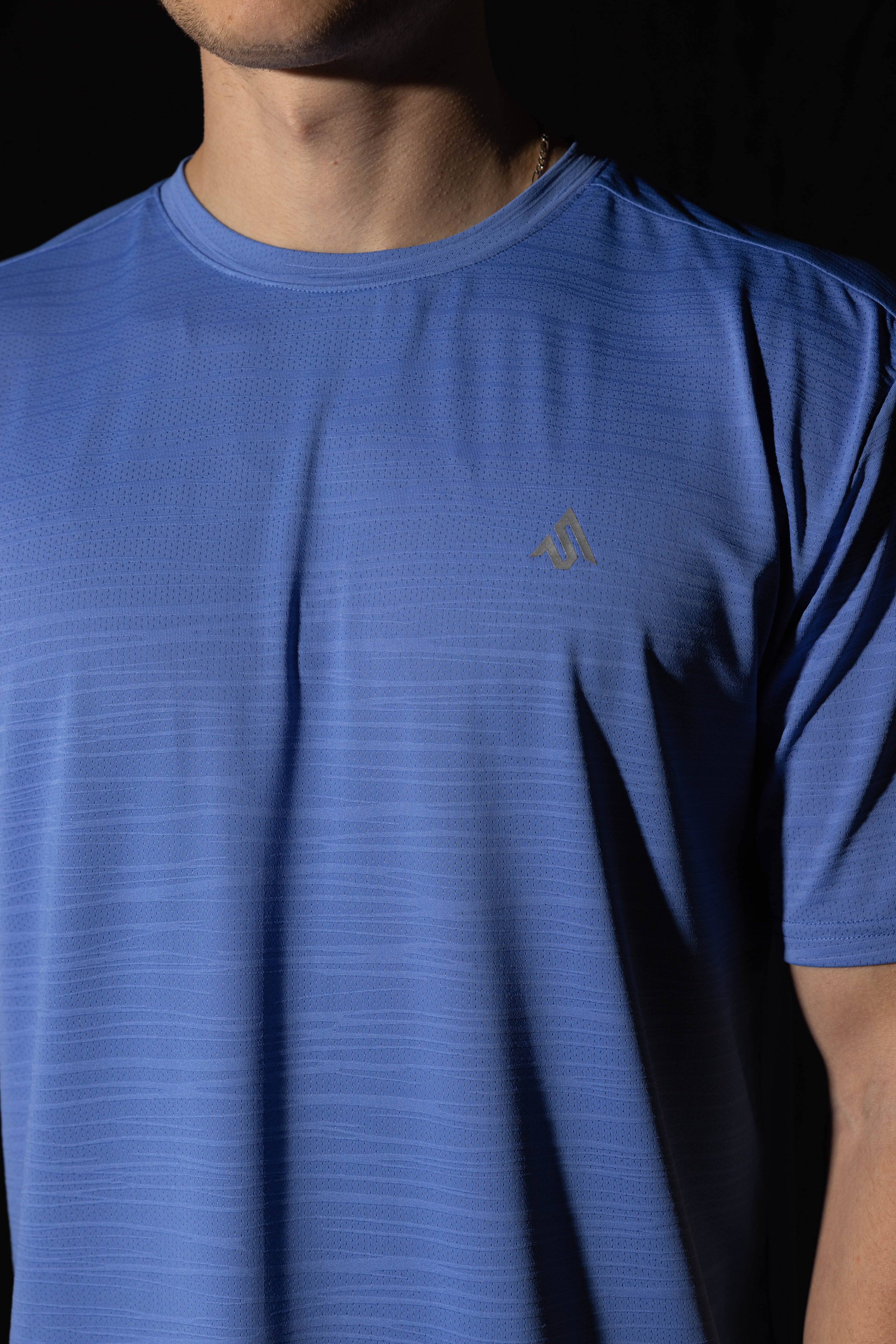 Core Reflective Performance Tee - Ice Blue
