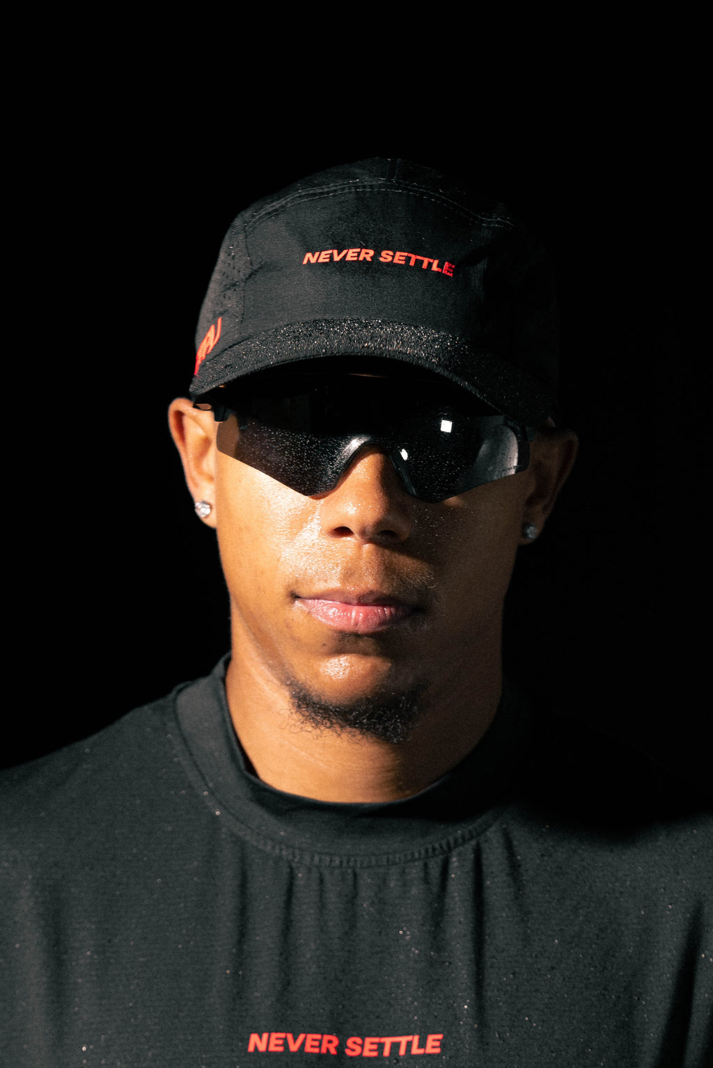 Motion Performance Cap - Black/Crimson
