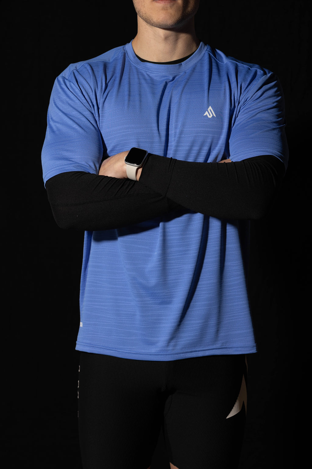 S Logo Performance Tee - Ice Blue