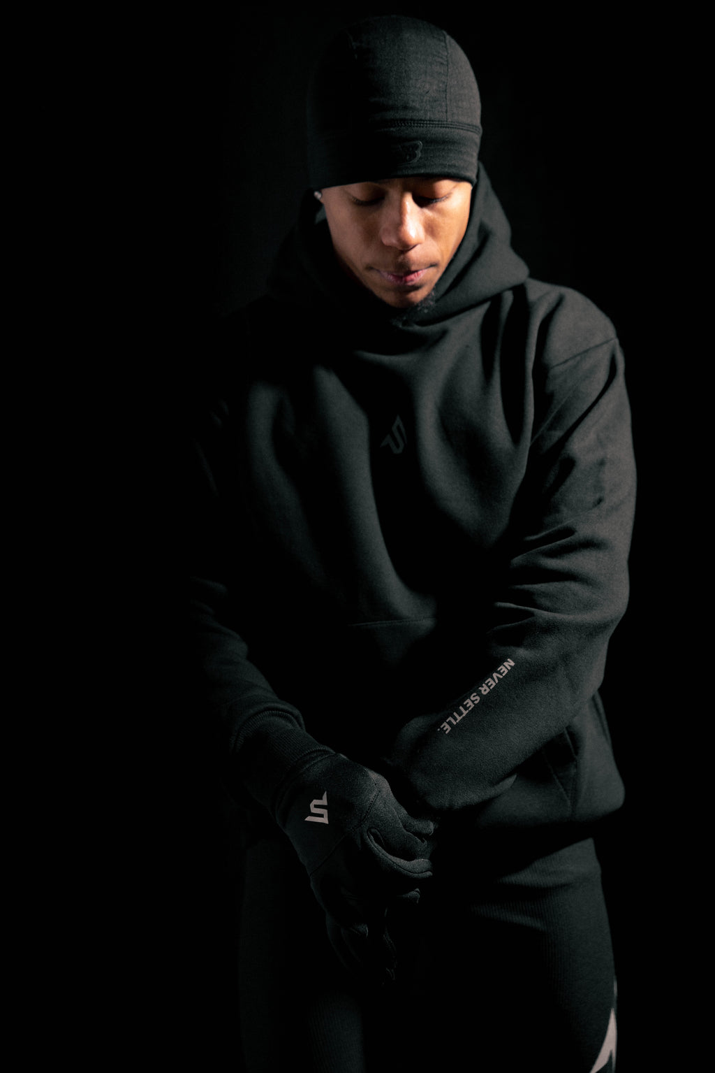 Strive Team Hoodie - Black Reflective