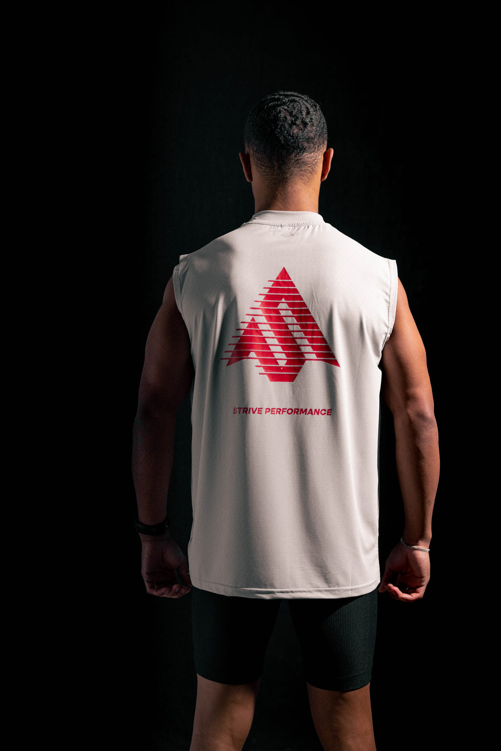 Motion S Logo Cut Off - Chalk Grey/Crimson