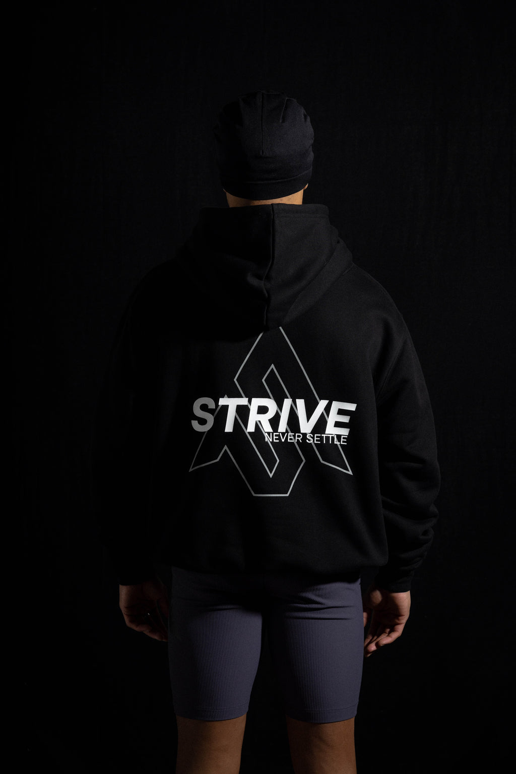 The Warm Up Hoodie - Black Reflective