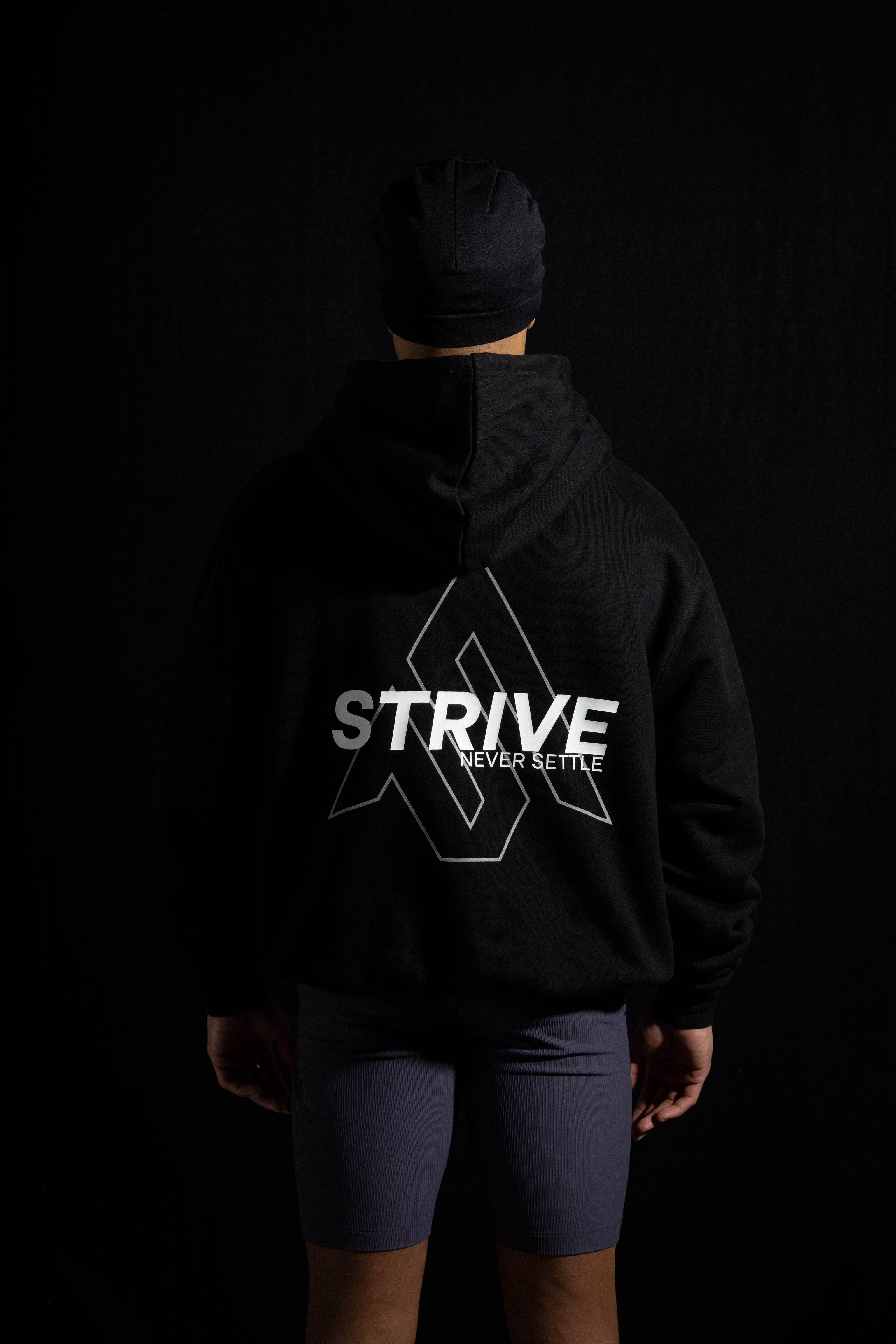 The Warm Up Hoodie - Black Reflective