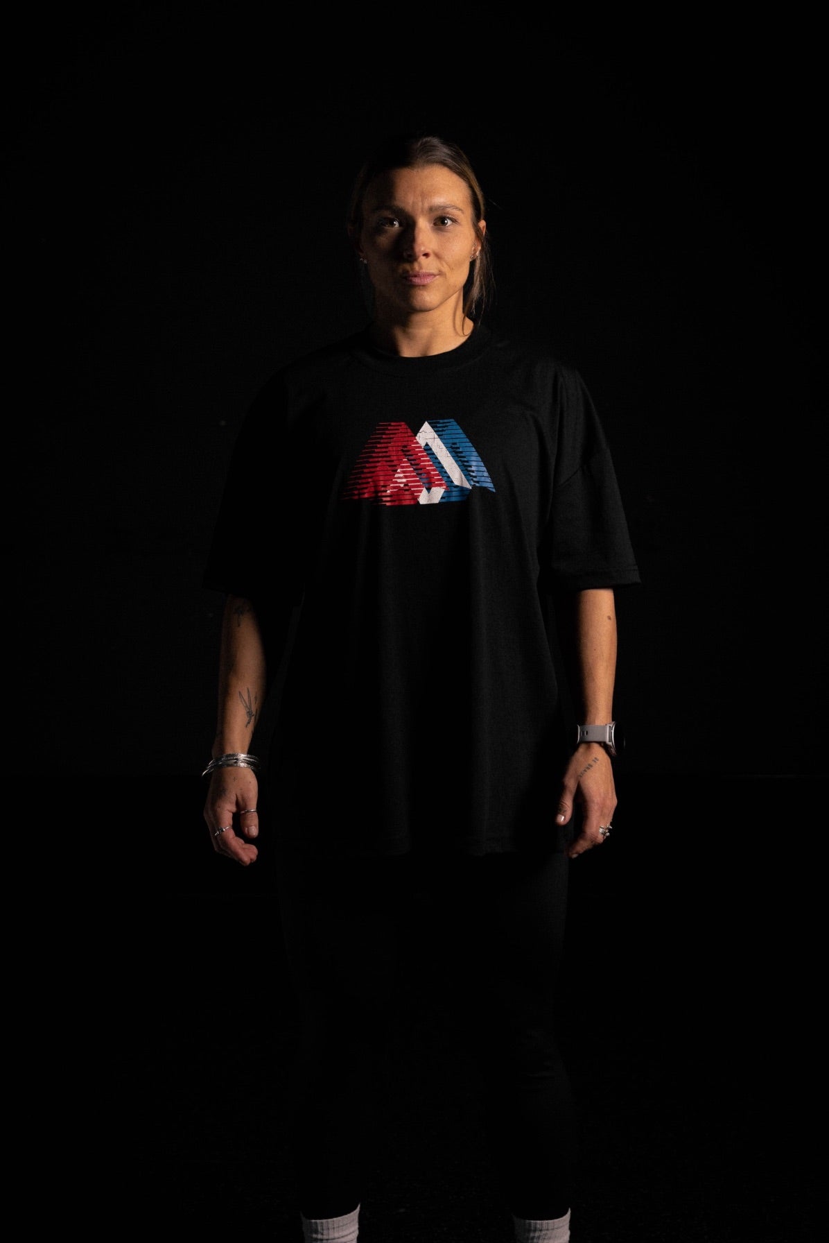 Fortius  Oversized Tee - Black