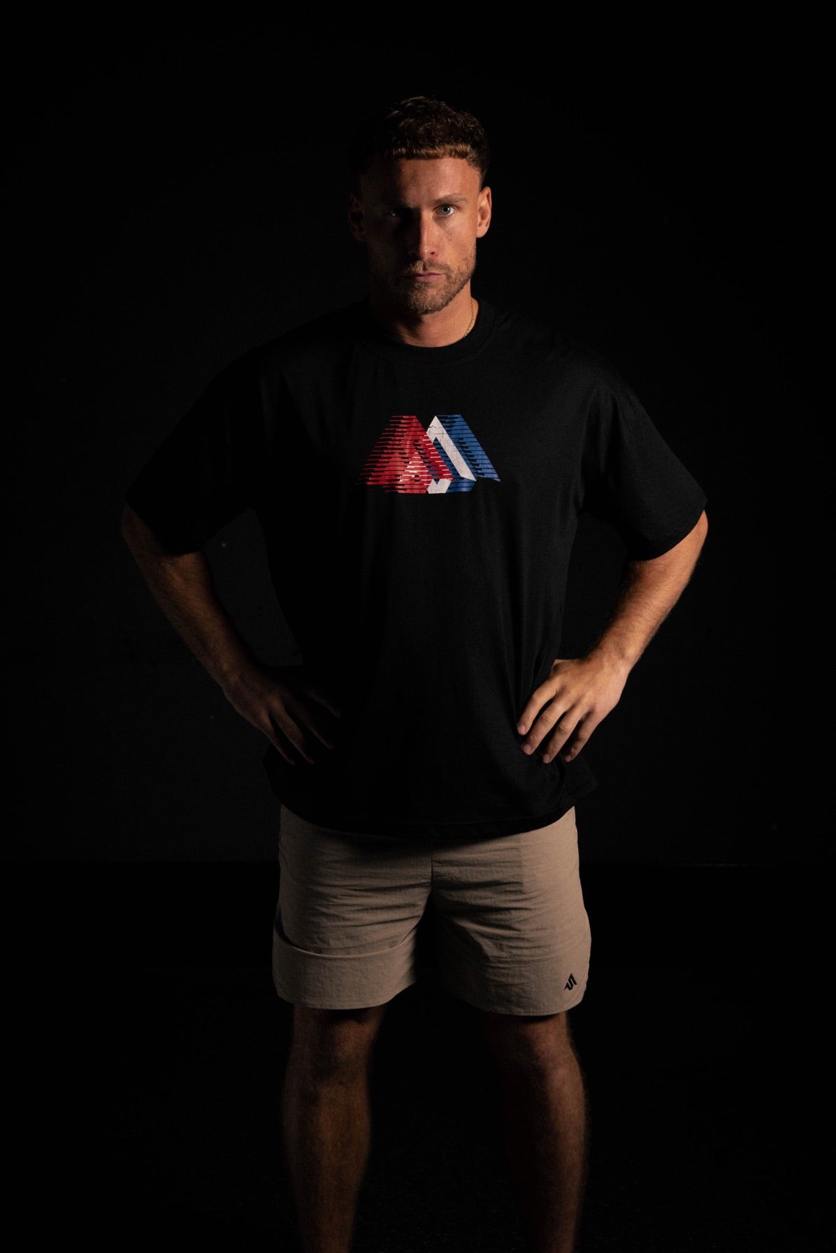 Fortius  Oversized Tee - Black